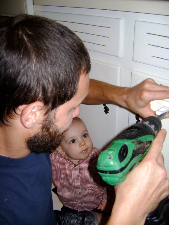 Locking Up The Cabinets - finddailyjoy.com