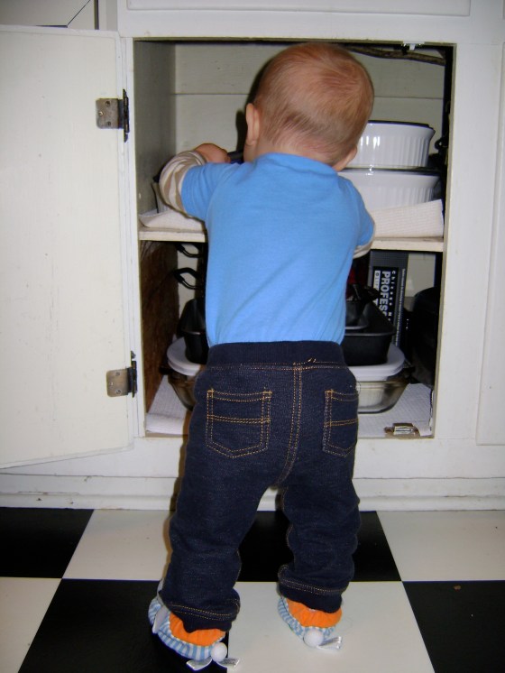 Locking Up The Cabinets - finddailyjoy.com