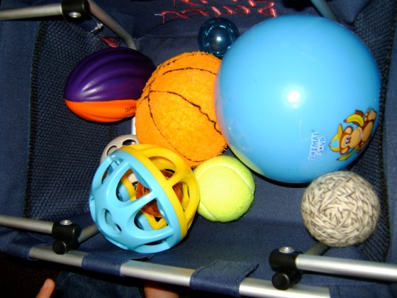 Basket Of Balls {Playing With Baby, Day 12} - finddailyjoy.com