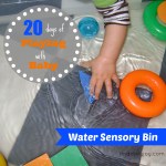 Water Sensory Bin {Playing With Baby, Day 6} - finddailyjoy.com