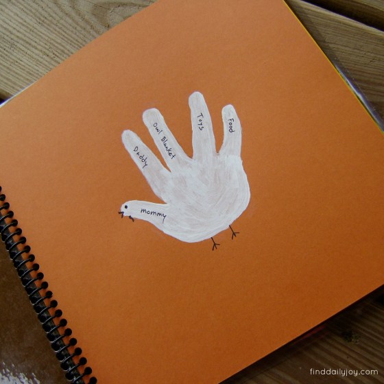 Thanksgiving Keepsake Book - finddailyjoy.com