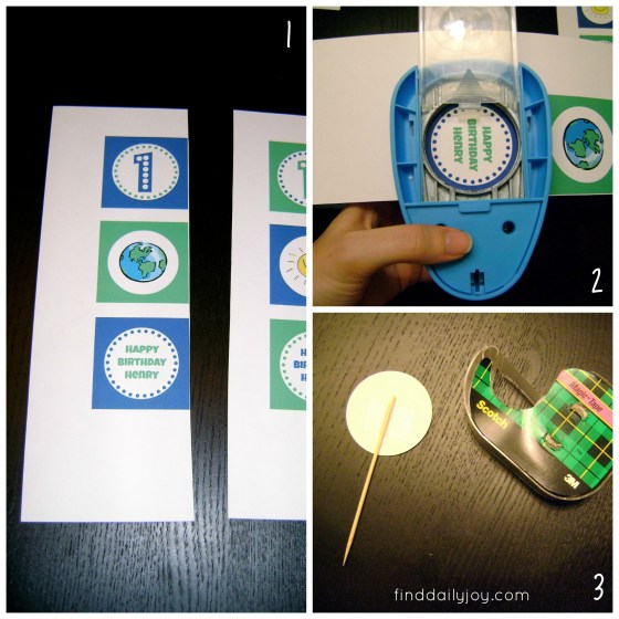 Cupcake Toppers {Tutorial and Printable} - finddailyjoy.com