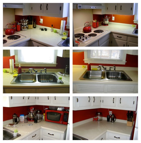 Clearing Off The Counter - finddailyjoy.com