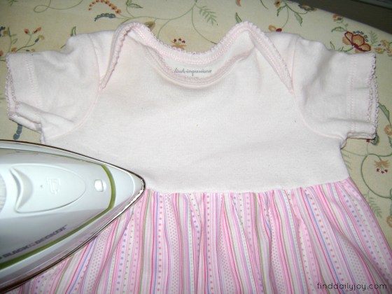 Onesie Dress {Tutorial} - finddailyjoy.com