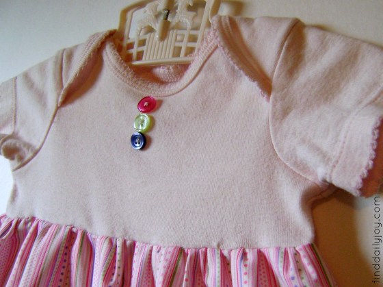 Onesie Dress {Tutorial} - finddailyjoy.com