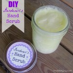 Gardener's Hand Scrub {Tutorial and Free Printable} - finddailyjoy.com