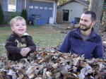 Playing In The Leaves - finddailyjoy.com