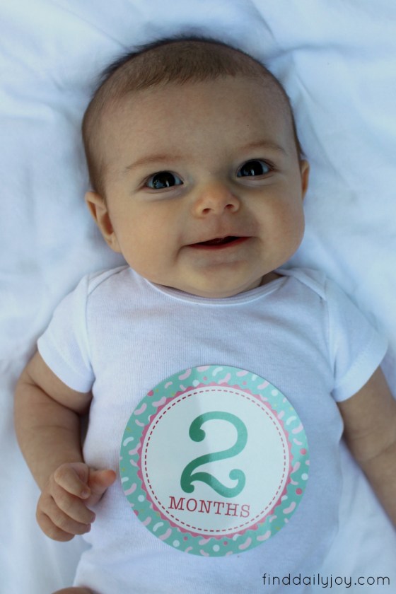 Lily - Two Months - finddailyjoy.com